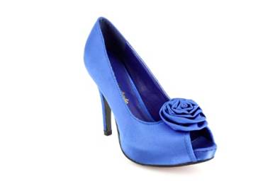 Peep-Toe Court Shoes with Flower in a wide range of colours