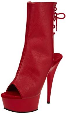 Platform Peep-Toe Stiletto Boots in a range of colours